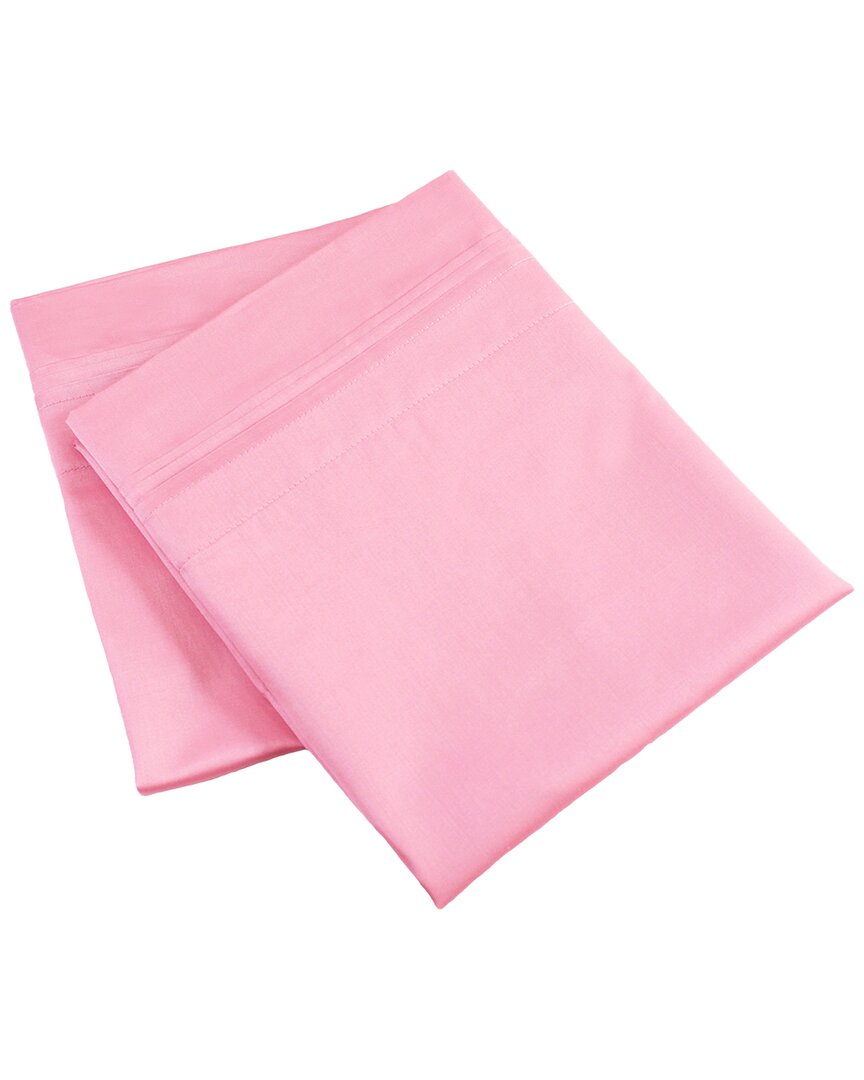 650-Thread Count Solid 2Pc Egyptian Cotton Pillowcase Set