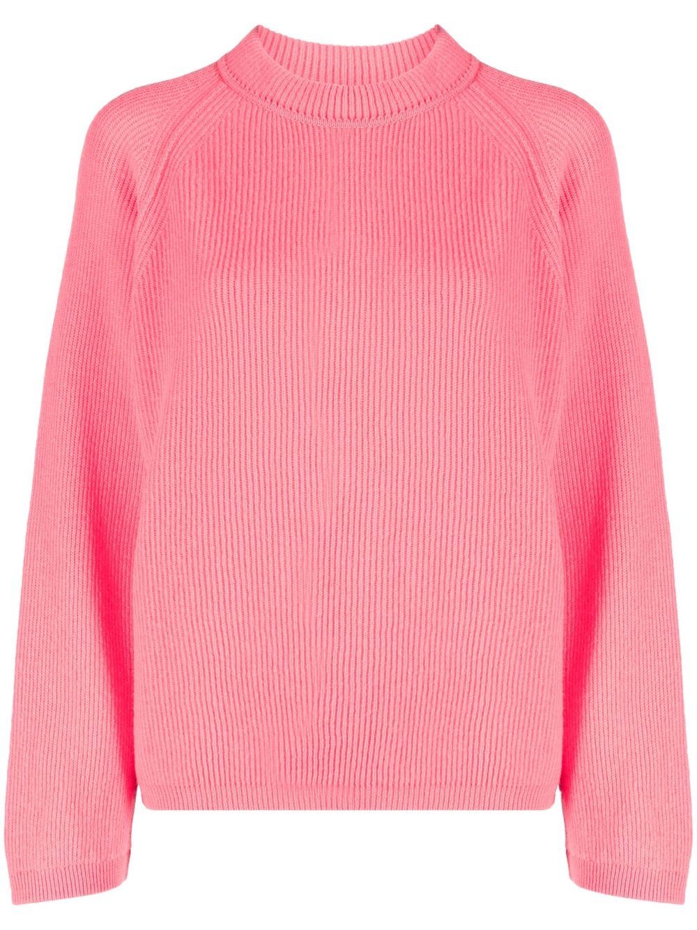 Ribbed knit jumper - Pink