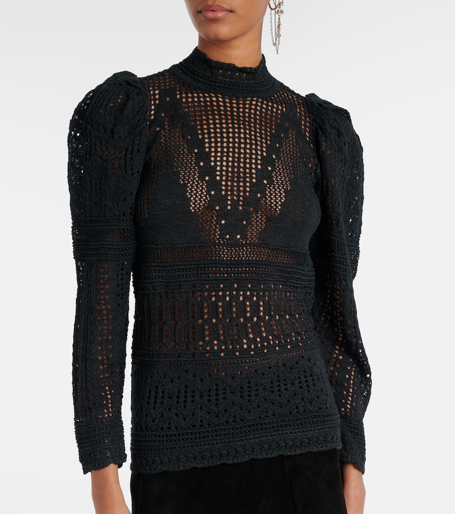 Dahara open-knit sweater