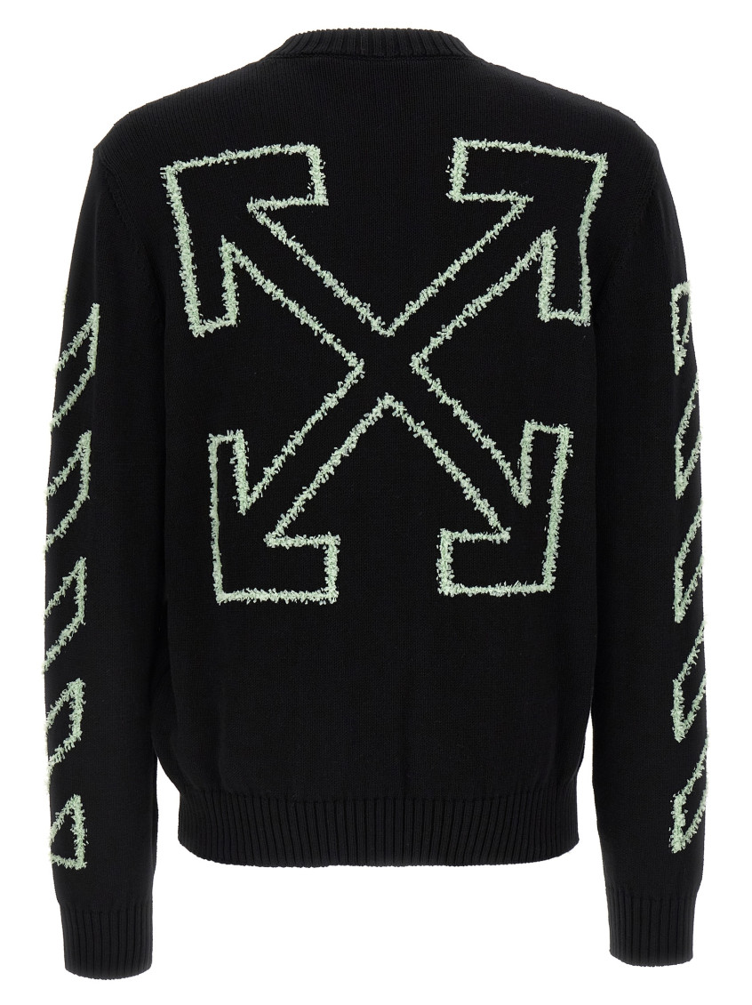 Diag Outline Sweaters And Cardigans Black