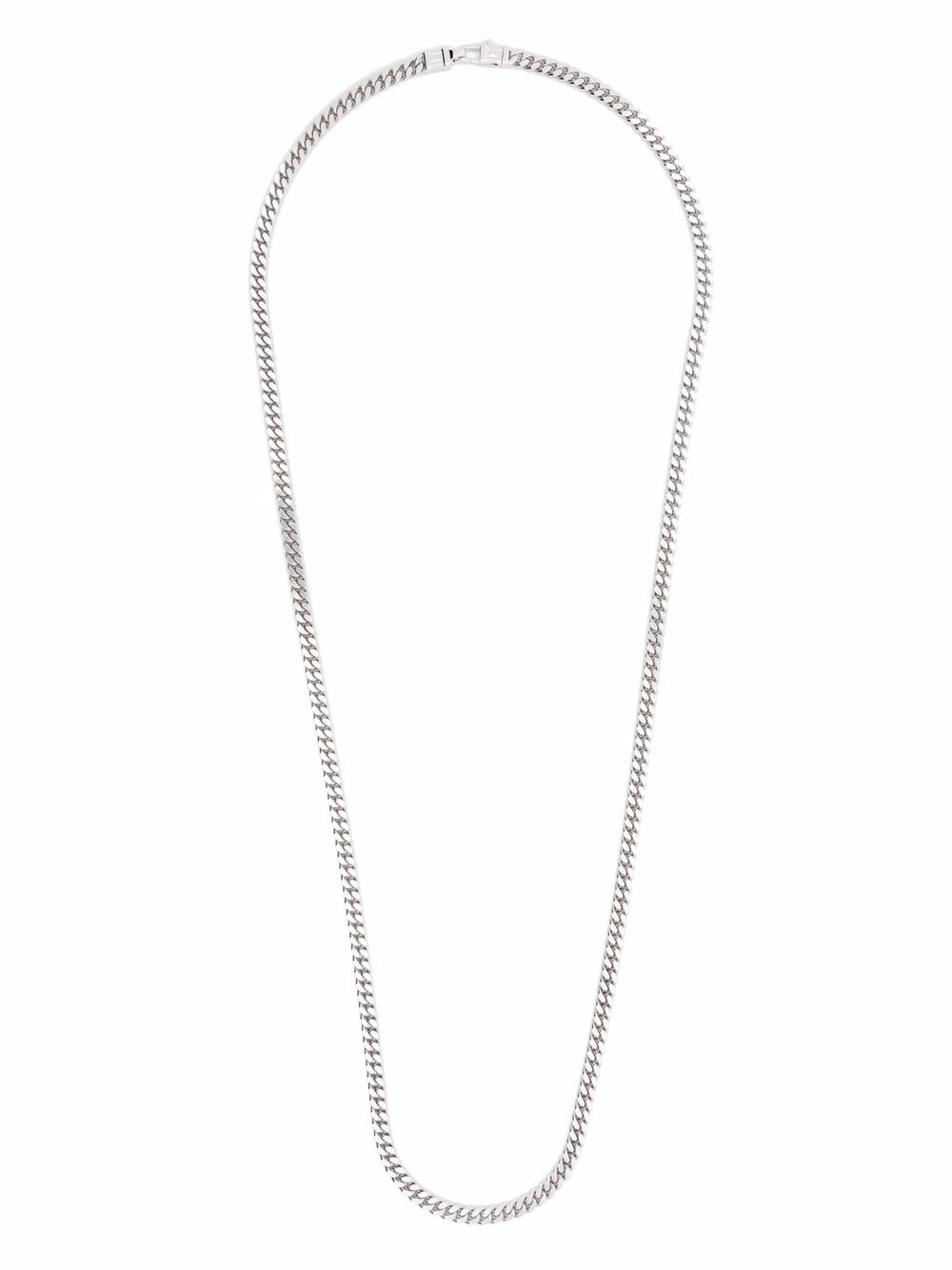 Curb Chain L necklace - Silver