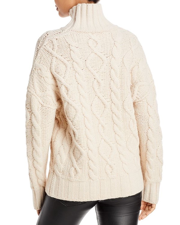 니트 스웨터 Sahel Turtleneck Cable Knit Sweater 4045995