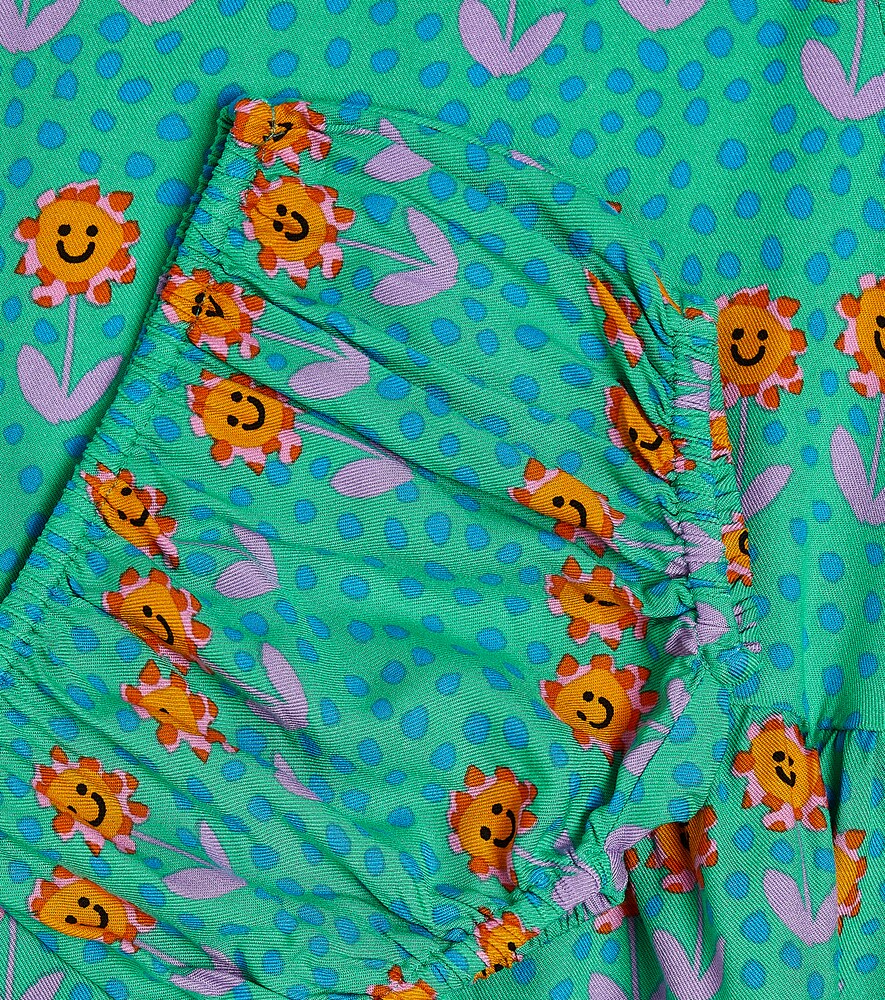 Baby printed dress and bloomers set