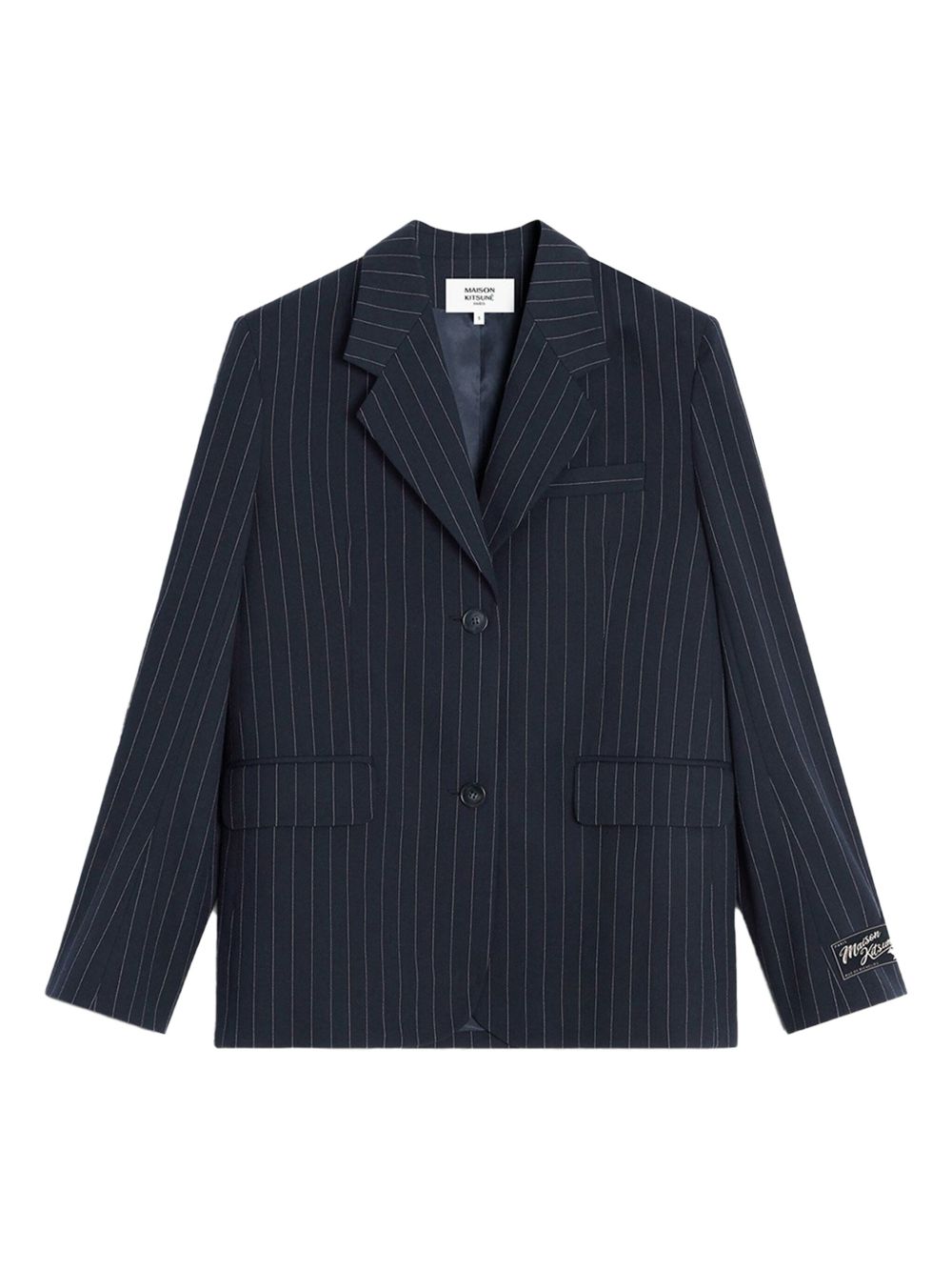 Striped blazer - Grey