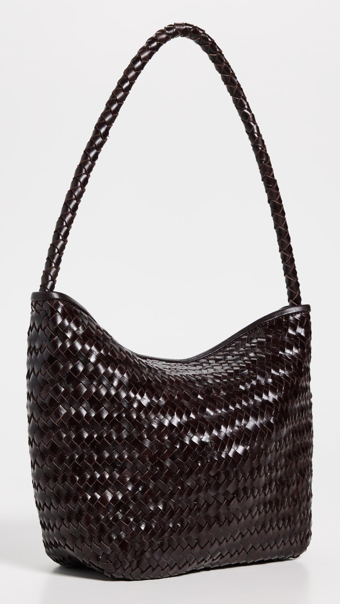 Madewell Woven Shoulder Bag Coffee Bean One Size