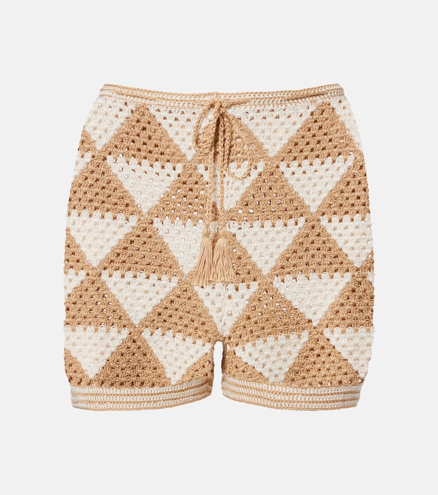 Maija crochet cotton shorts