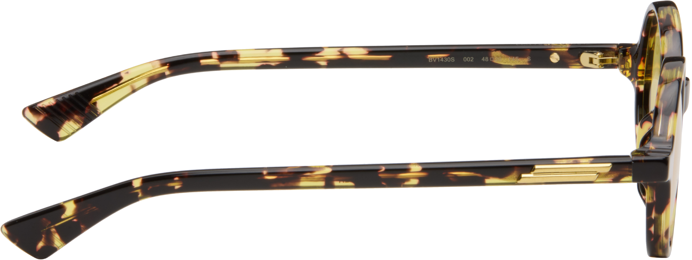 Brown Ribbon Slim Sunglasses
