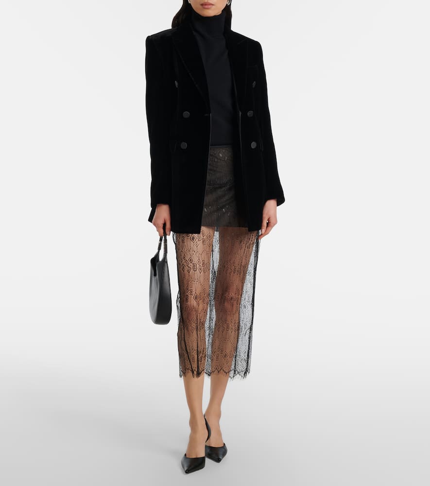 Alrose lace midi skirt