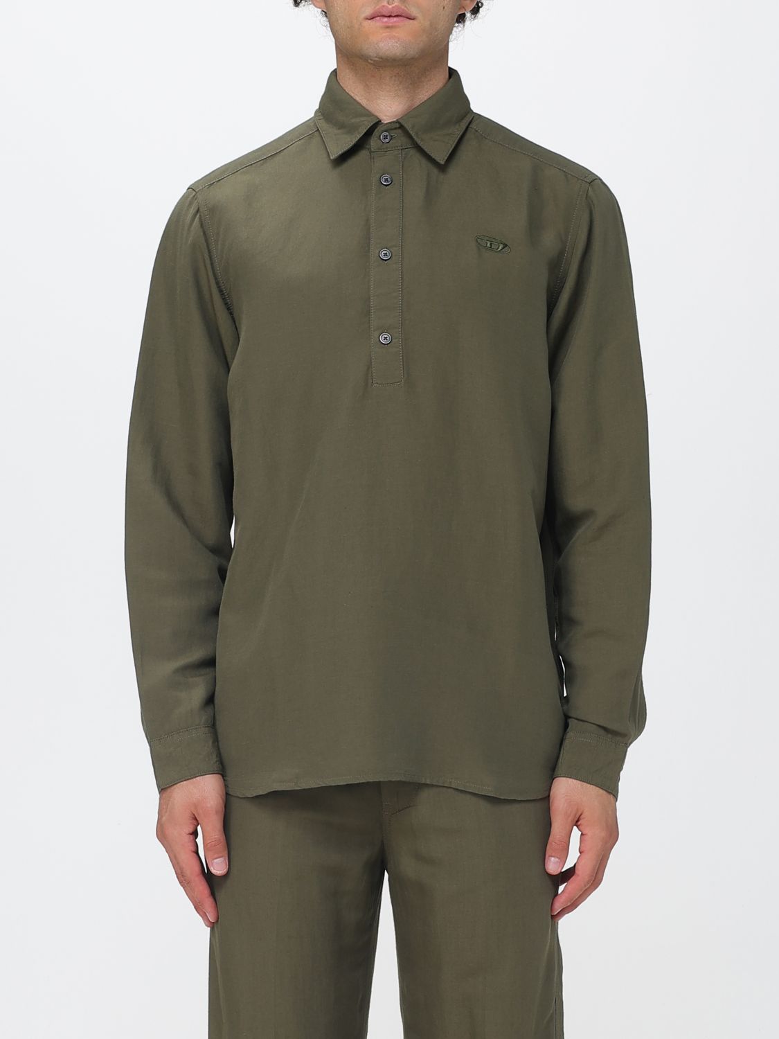 Shirt Men color Military