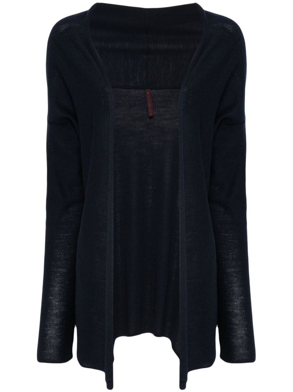 Fine-knit cardigan - Blue