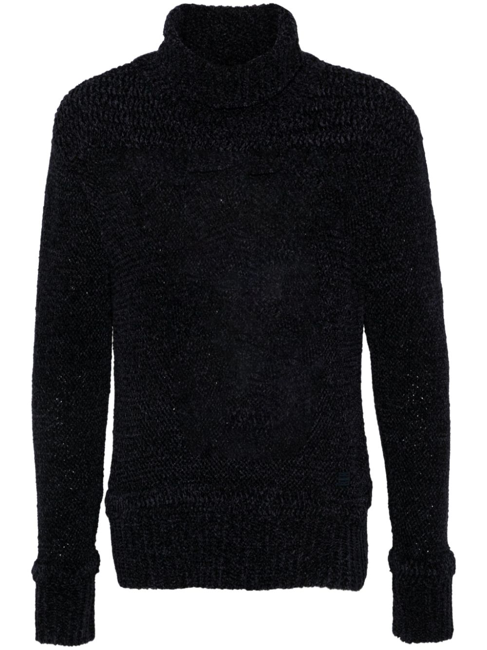 Logo-plaque sweater - Blue