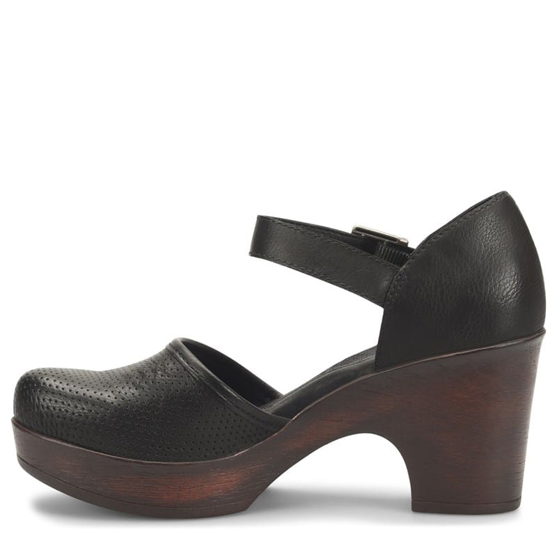 B. O.C. Women's Gia Platform Clog Shoes (Black)