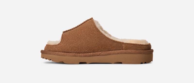 ® Kids' Greenport Slide Sheepskin Slippers in Chestnut