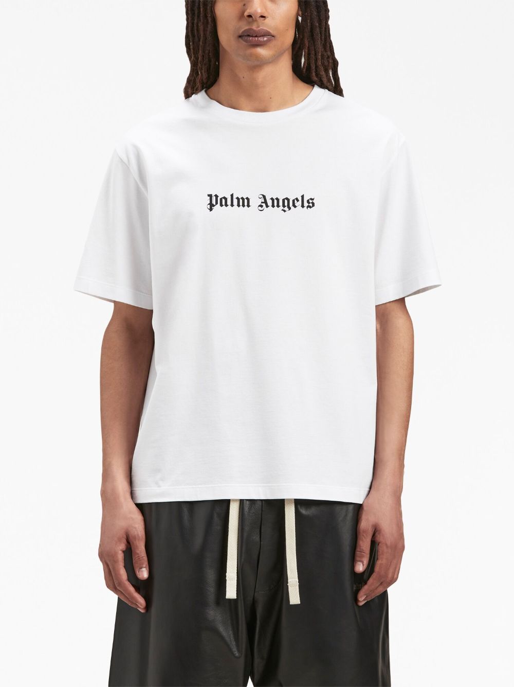 Logo-print crew-neck T-shirt - White