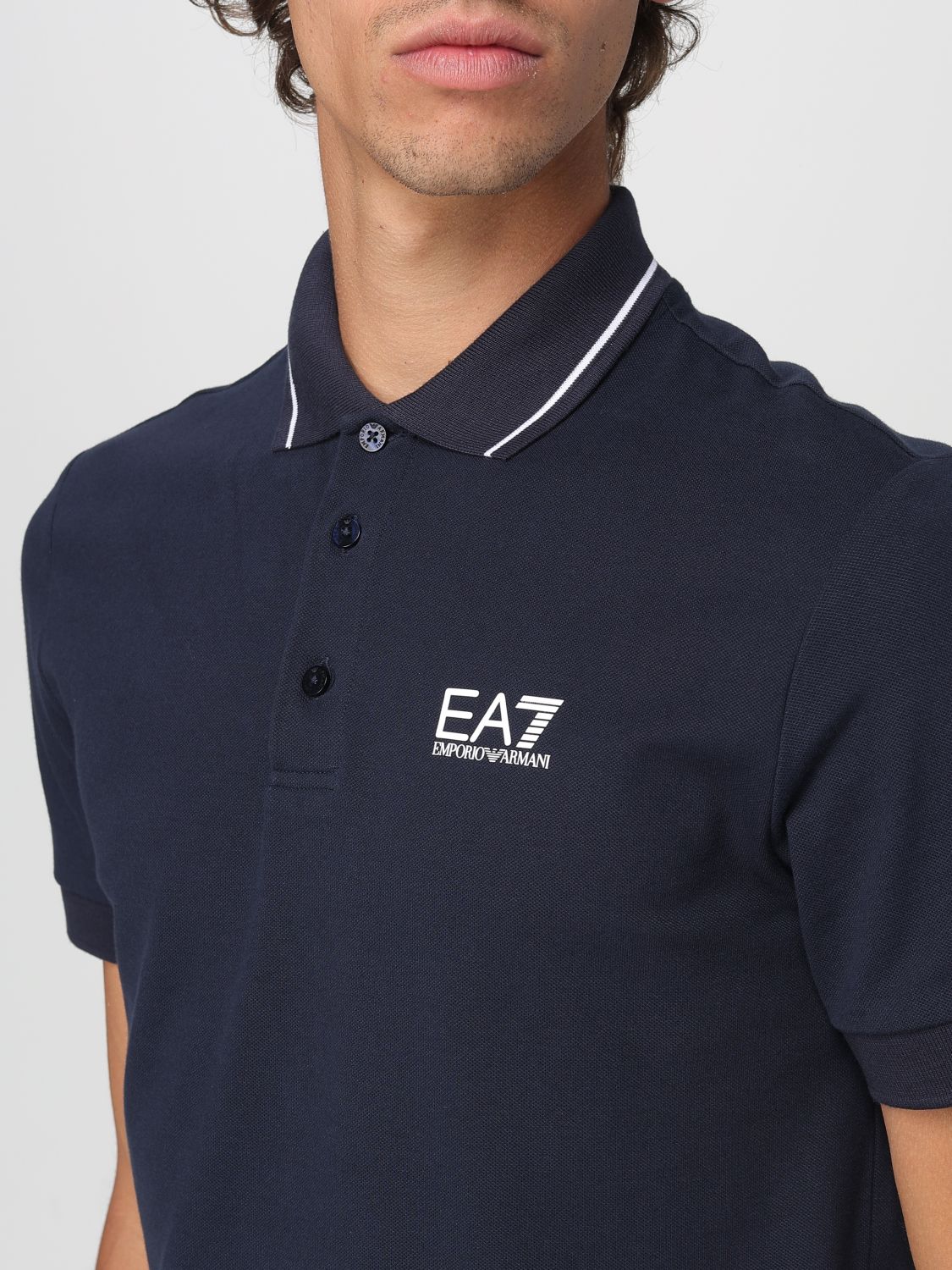 Polo Shirt Men color Blue