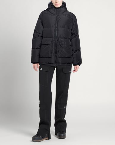 Woman Puffer Black Size S Recycled polyester
