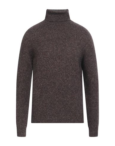 Man Turtleneck Plum Size 42 Cotton, Nylon, Baby alpaca wool, Wool