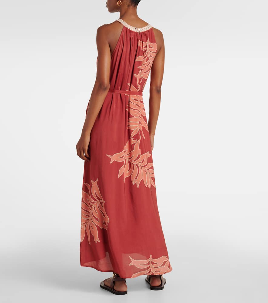 Odessa printed maxi dress