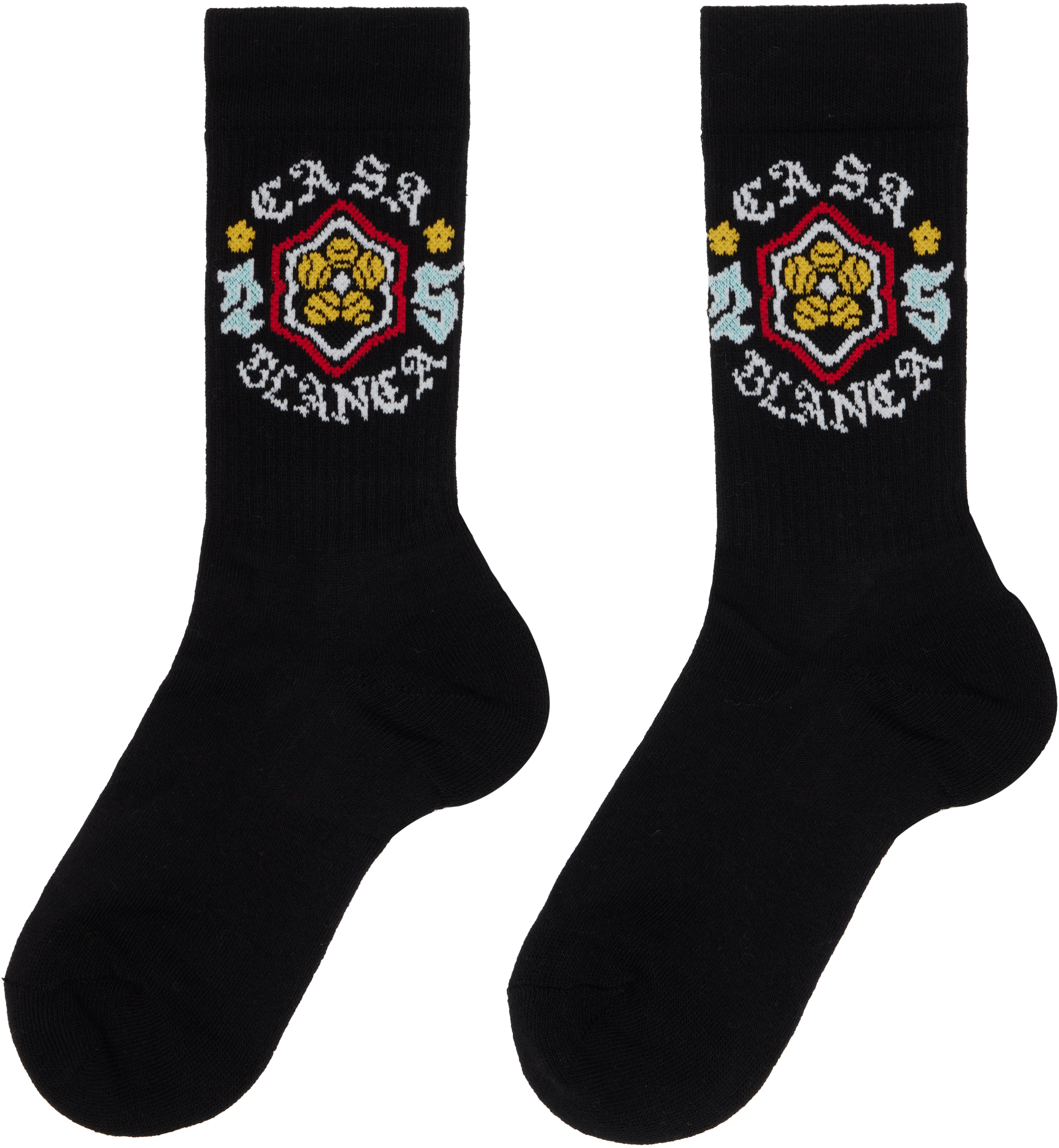 Black Emblem Socks