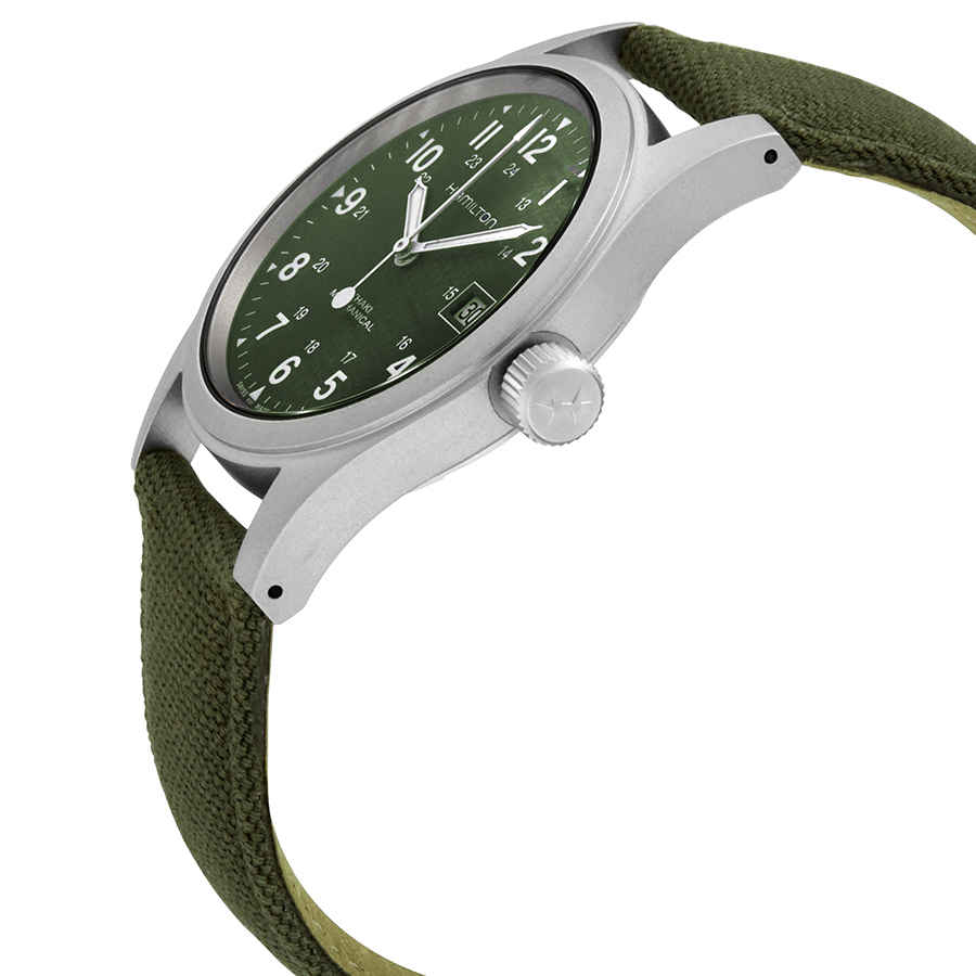 Khaki Field Mechanical Green Dial Mens Watch H69439363