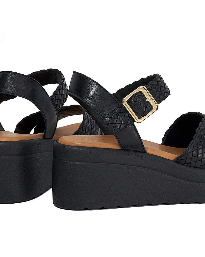 Dune Kinsleys Leather Sandals D Fit