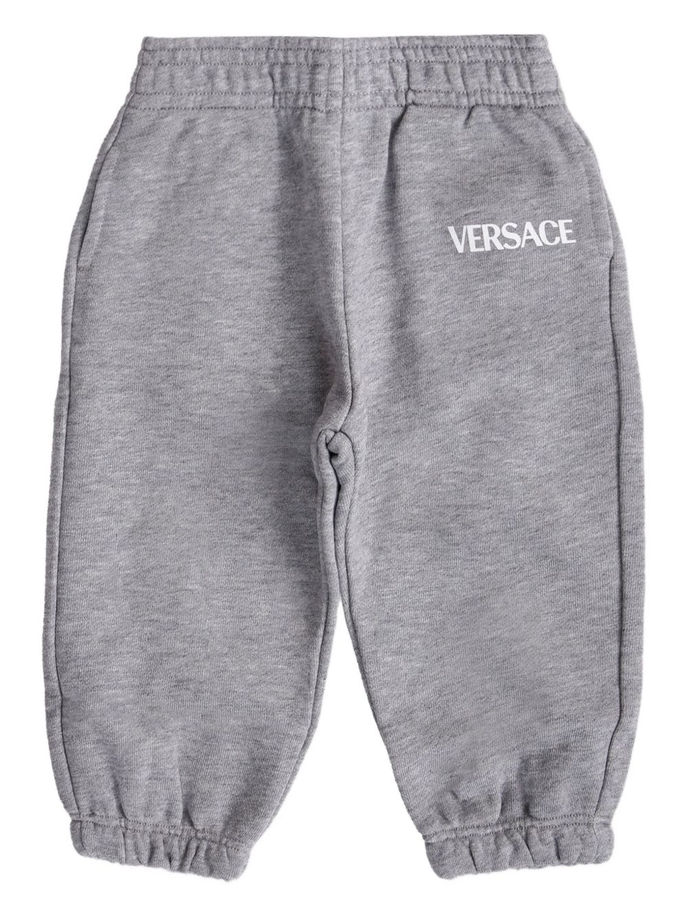 Logo-embroidered track pants - Grey