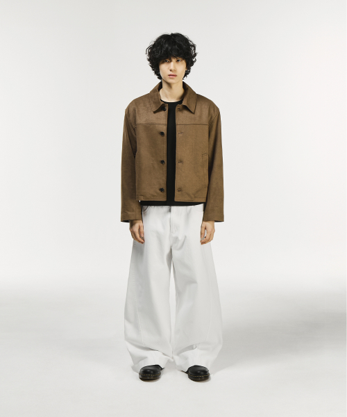 Twist Curved Cotton Pants
