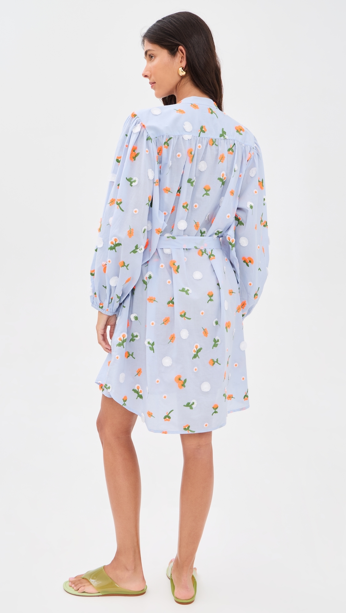 Jalen Embroidered Dress Combo3 Nile Blue
