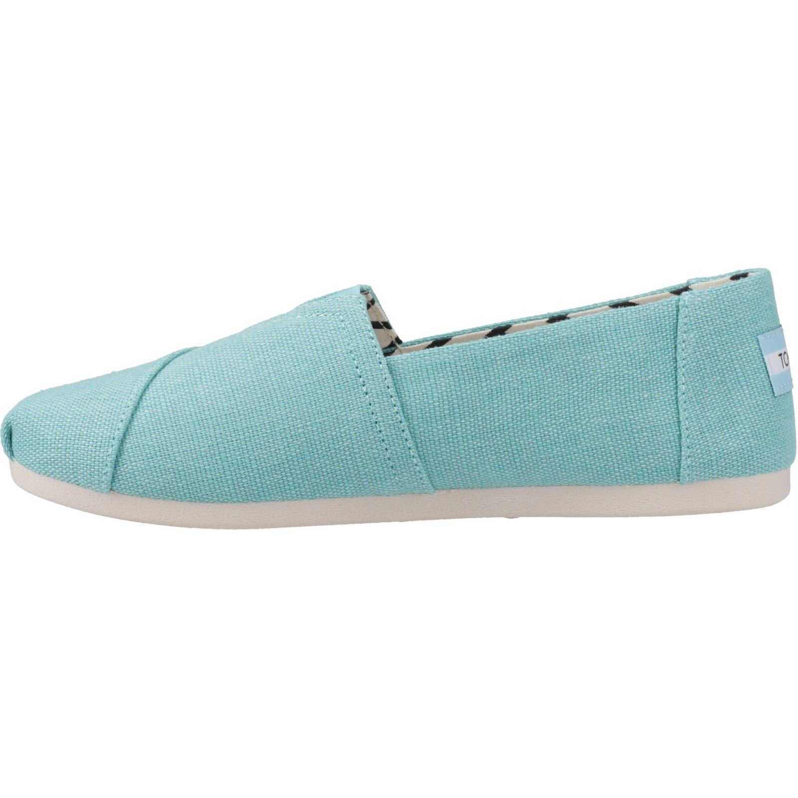Toms Alpargata Classic Jute Women's Aqua Espadrille