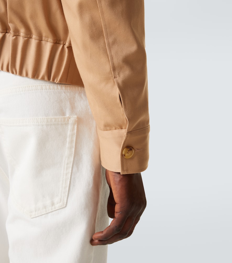 Cotton blouson jacket