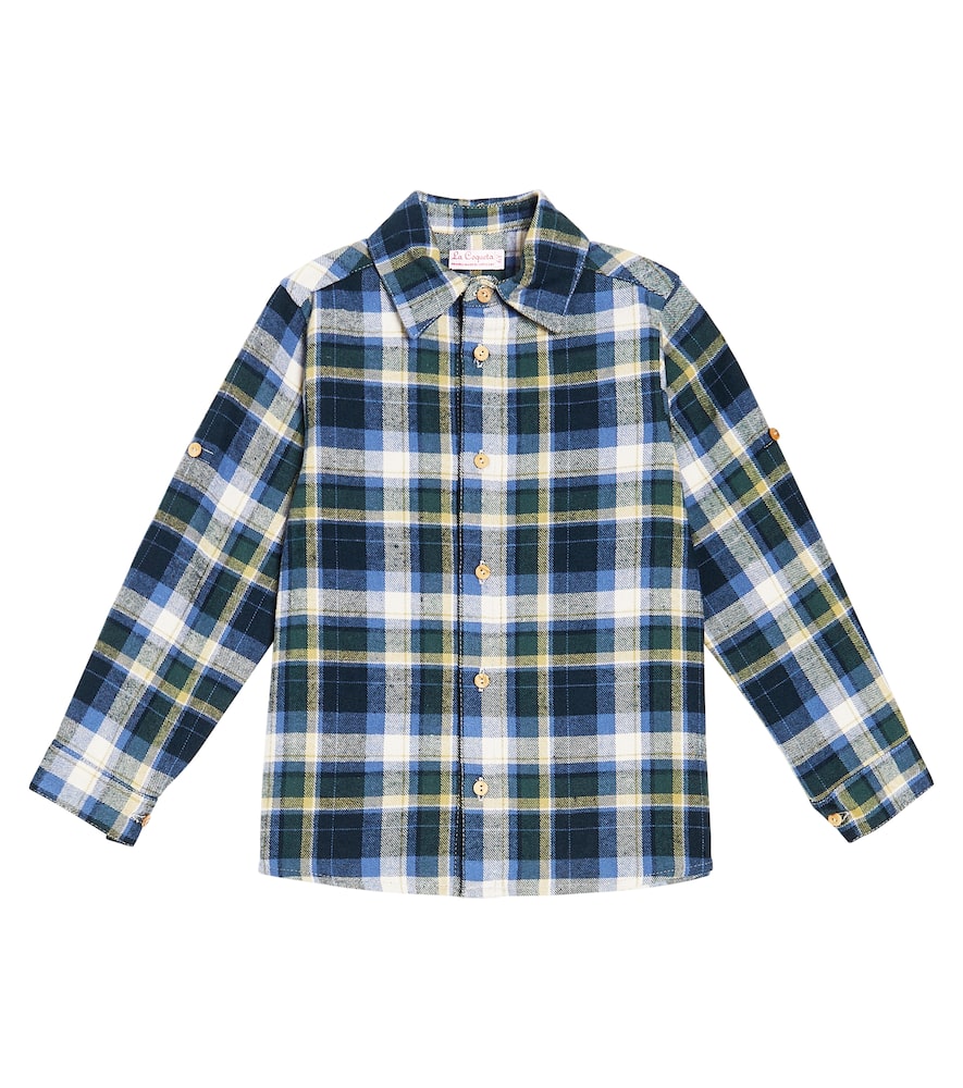 La Coqueta Nico checked cotton shirt