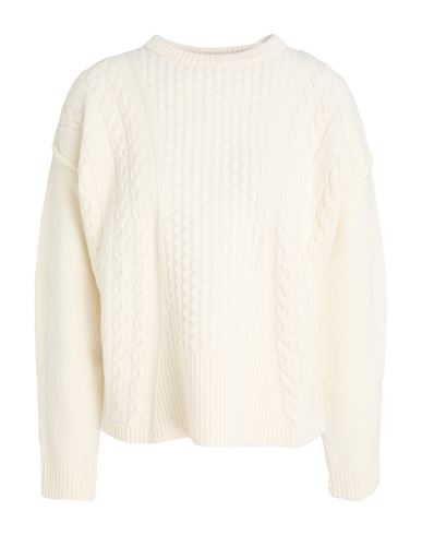 Use Woman Sweater Ivory Size L Wool, Nylon