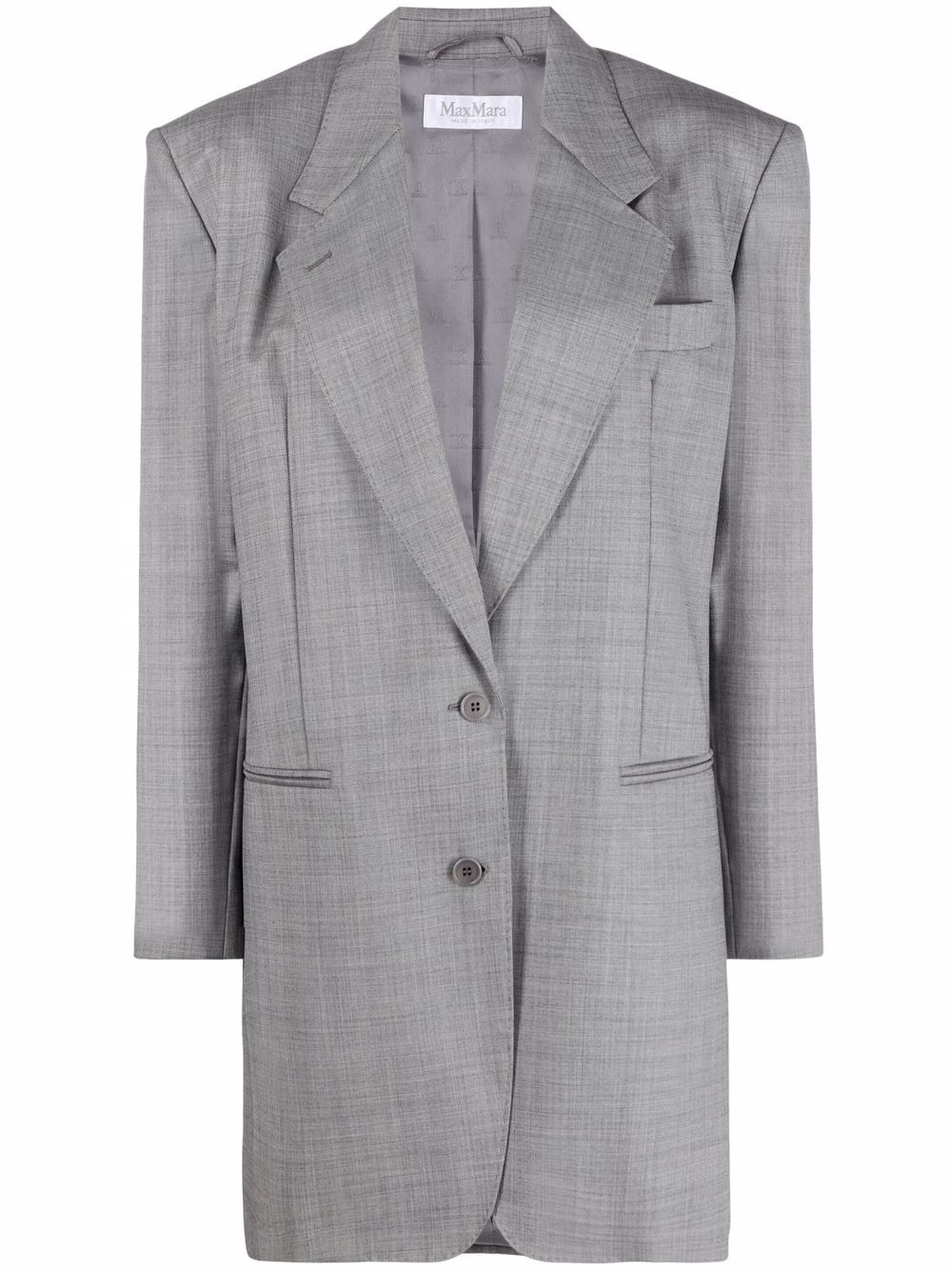 Boxy fit blazer - Grey