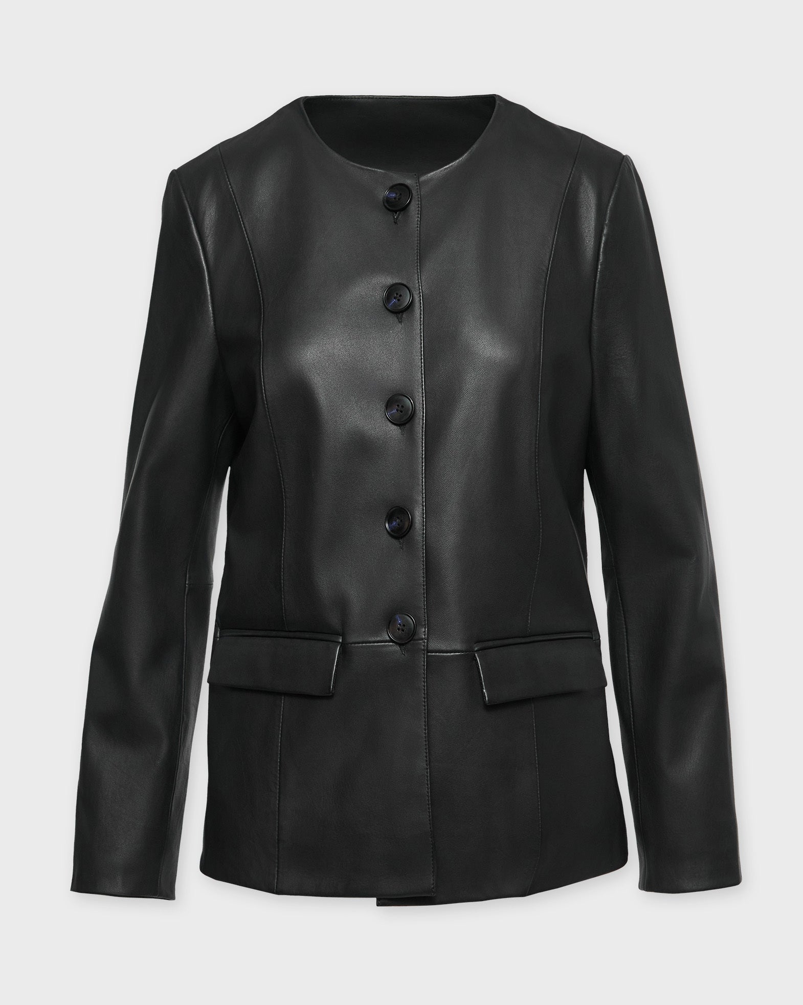 Wakakuu Icons Jacket Chinon Leather Black