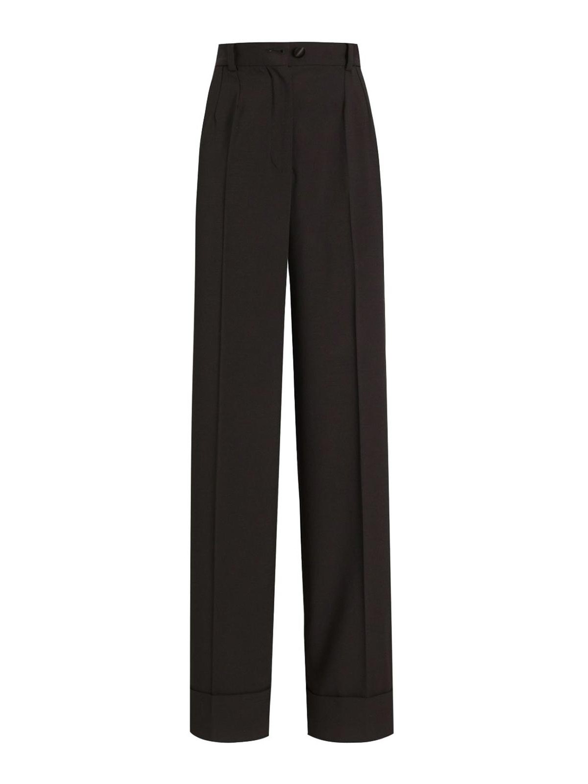 Black Wool Pant