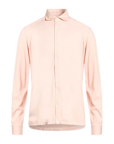 Man Shirt Light pink Size 40 Organic cotton