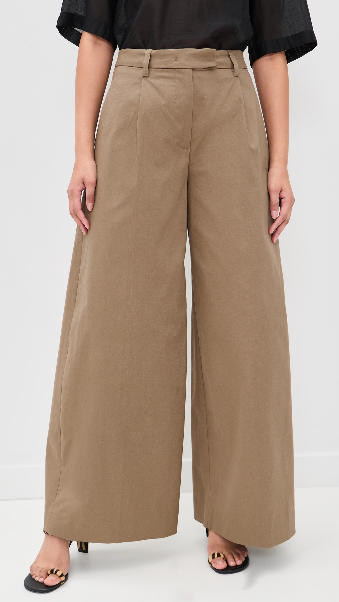 Deva Gabardina Trousers Cognac