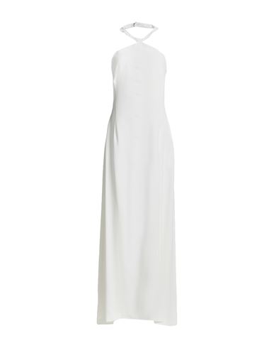 Co. Go Woman Maxi dress White Size 8 Viscose, Cotton