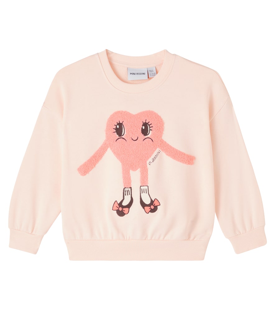 Heart In Shoes cotton sweatshirt