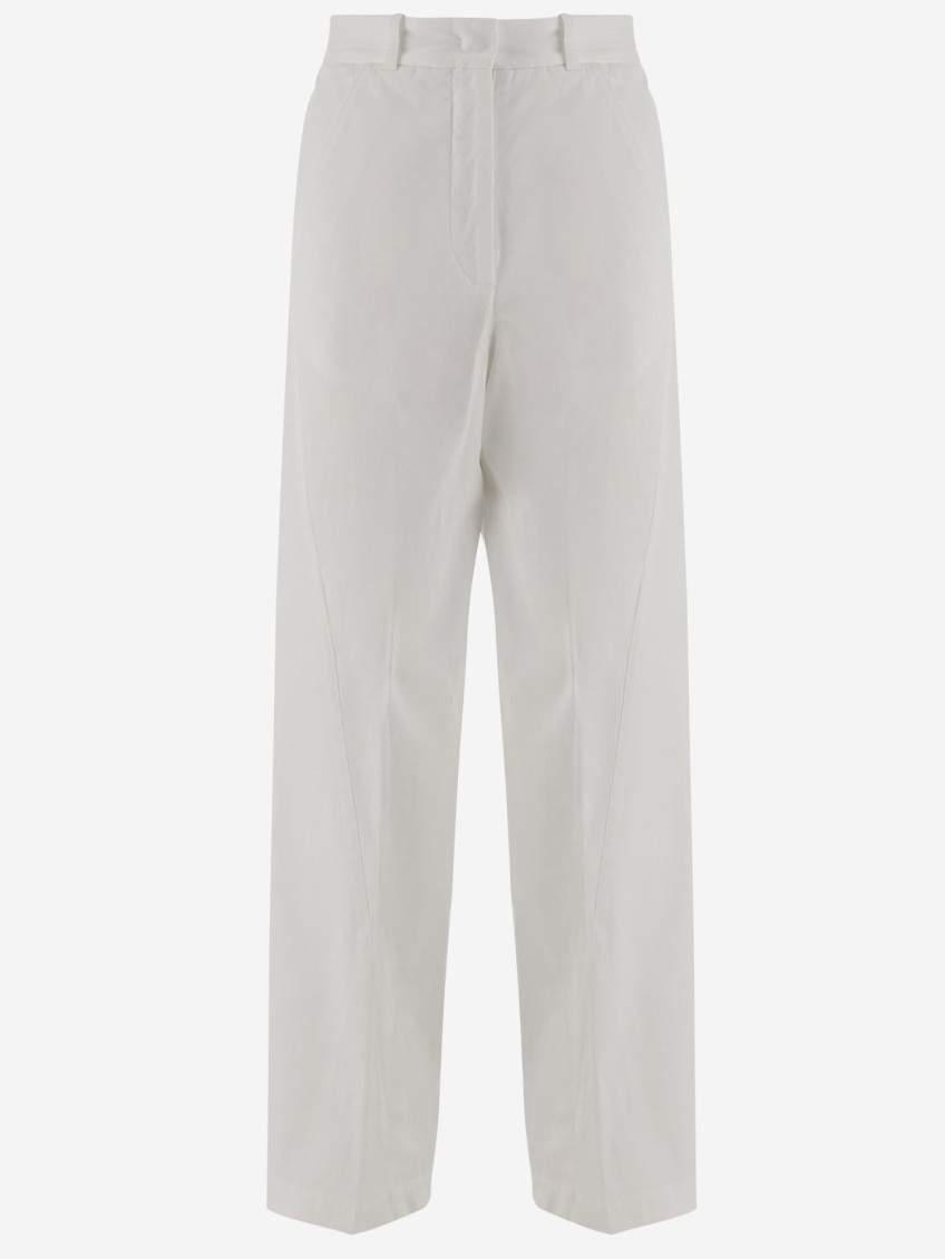 Stretch Cotton Pants