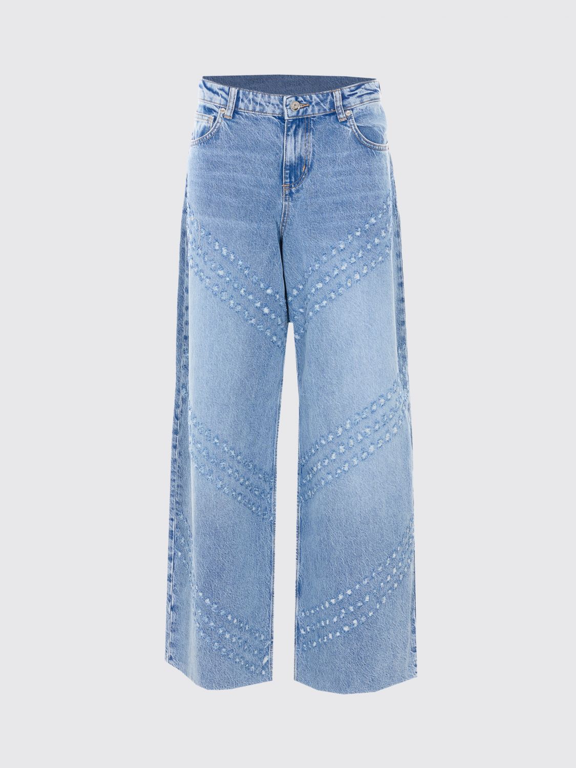 Pants Woman color Blue