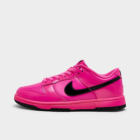 Women's Dunk Low Casual Shoes in Pink Blast/Black/Pink Blast