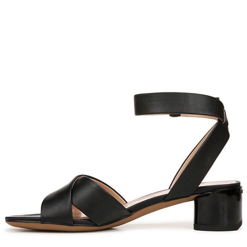 Franco Noel Ankle Strap Sandals (Black)