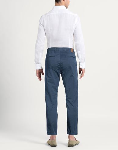 Man Pants Blue Size 28 Cotton, Elastane