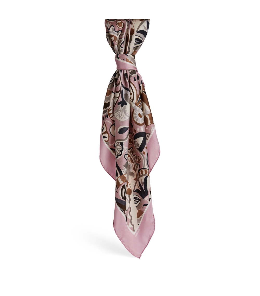 막스마라 Silk Patterned Scarf
