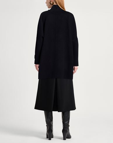 Paltò Fabbrica Woman Coat Midnight blue Size 6 Wool