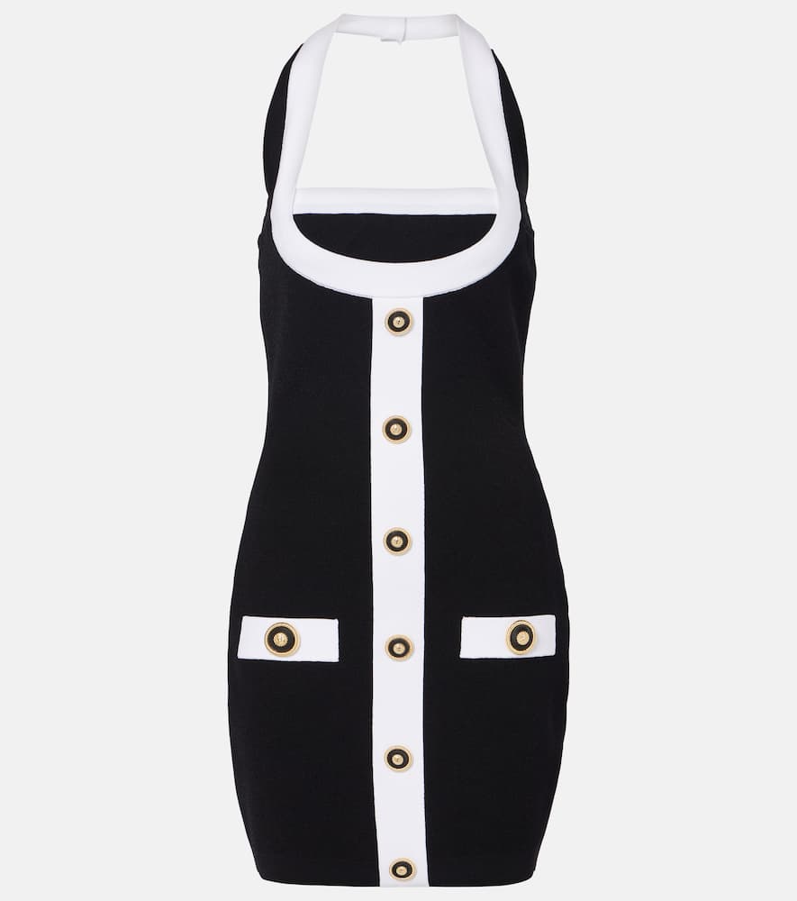 Halterneck minidress