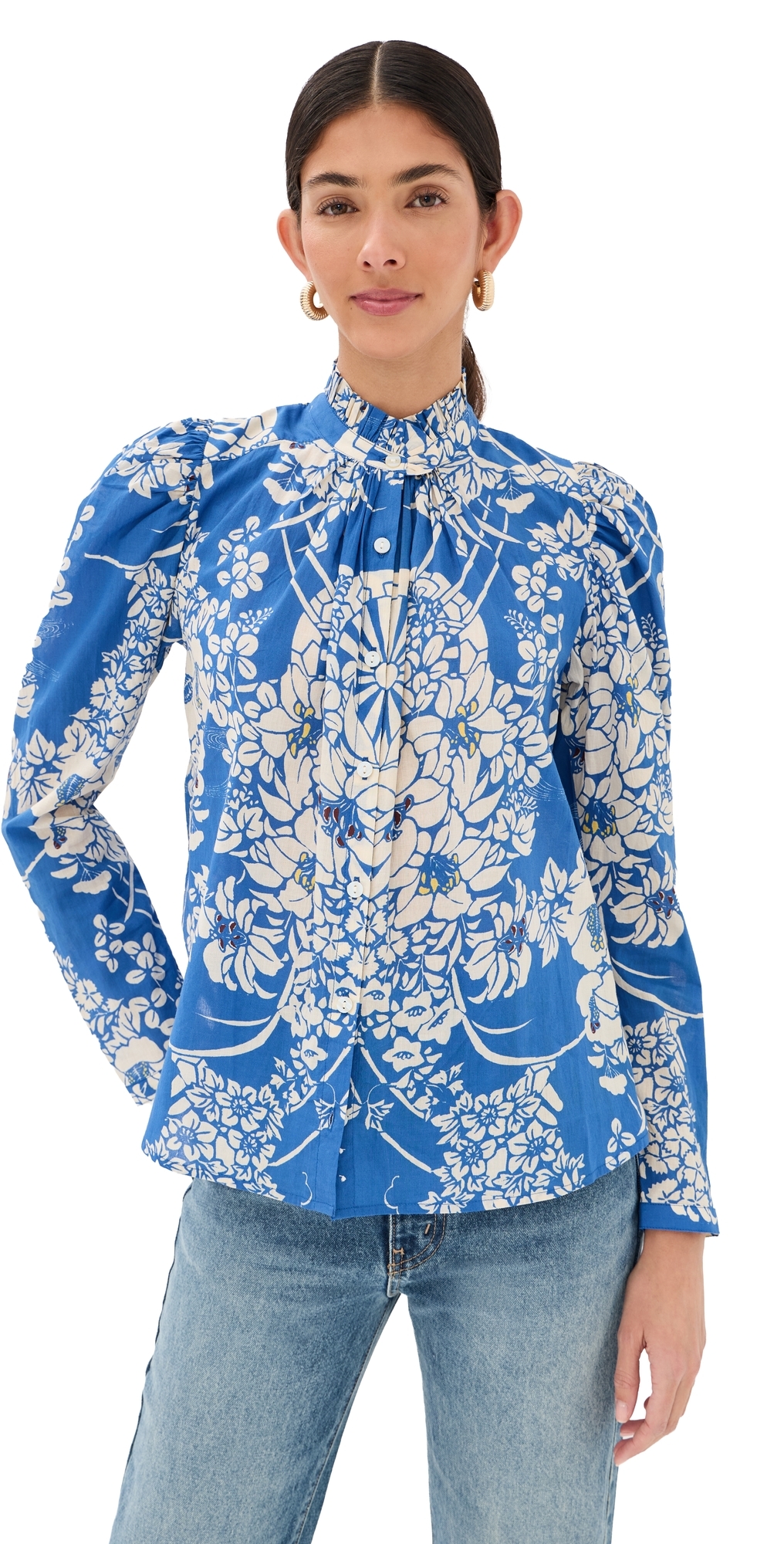 Artemis Royal Spoke Shirt Medium Blue