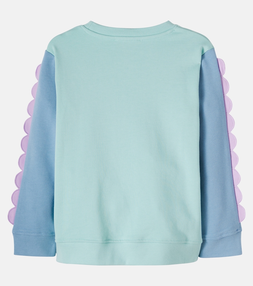 Printed cotton jersey sweatshirt