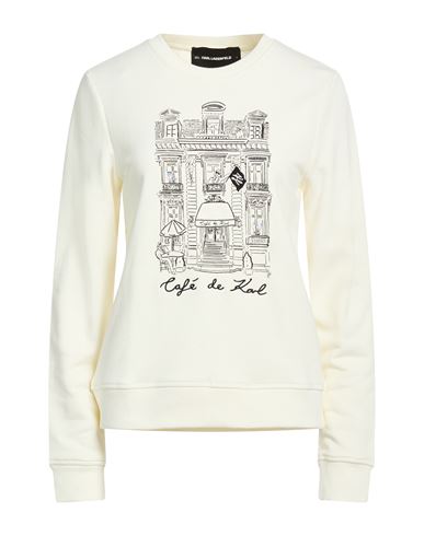 Woman Sweatshirt Ivory Size S Organic cotton